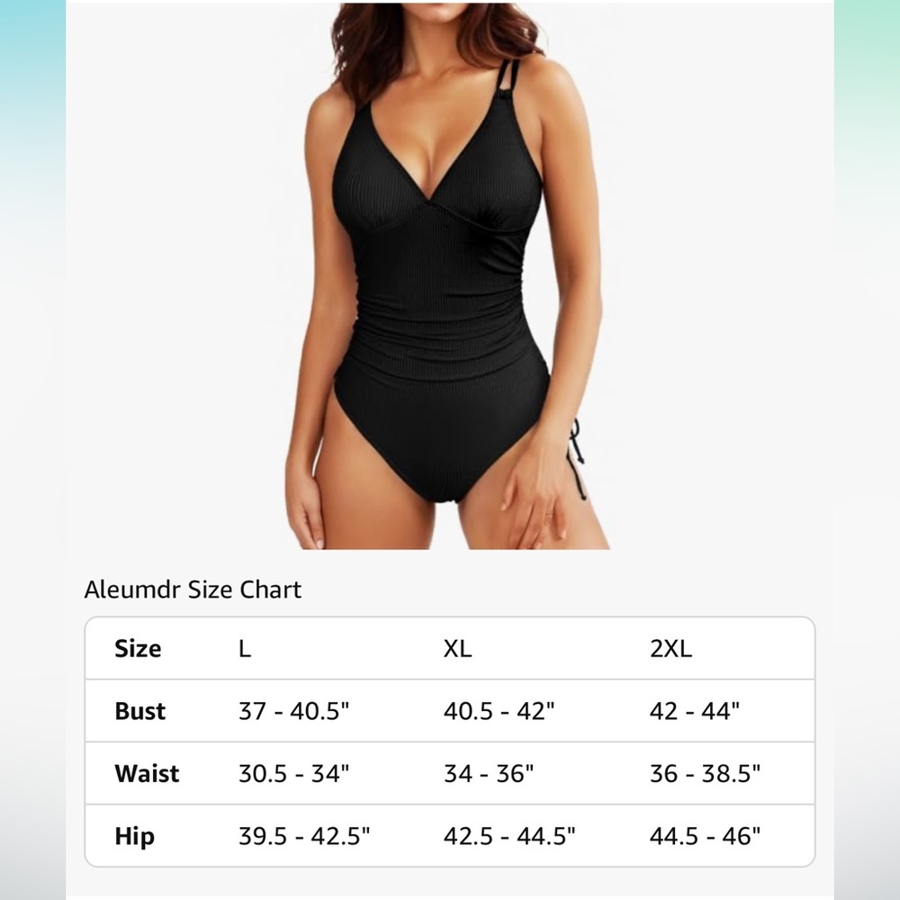 V-Neck Swimsuit - Picture 4 of 8